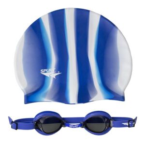 Dětské plavecké brýle s čepicí SPURT ZEBRA 1100 - modré