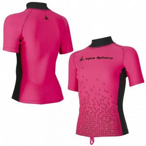 Lycrové triko AQUA SPHERE Bix dívčí růžové - vel. 110
