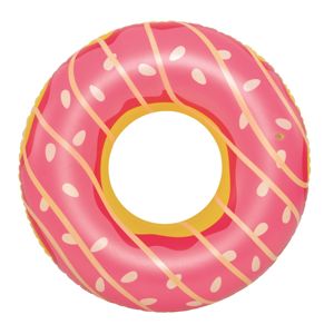 Nafukovací lehátko Jambo Donut Ring - kobliha 125 cm - růžová 