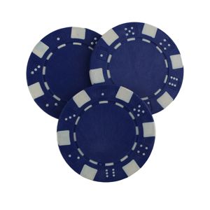 Poker žeton MASTER bez hodnoty - modrý