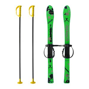Baby Ski 90 cm - dětské plastové lyže - zelené