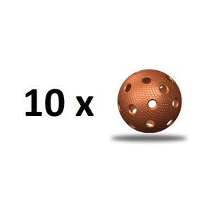 Florbalový míček TRIX IFF - měděný - 10 ks