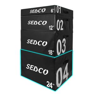 Tréninkový plyo box SEDCO 02 Soft Black 90x75x30 cm