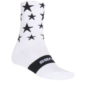 Sensor STARS ponožky bílá-černá