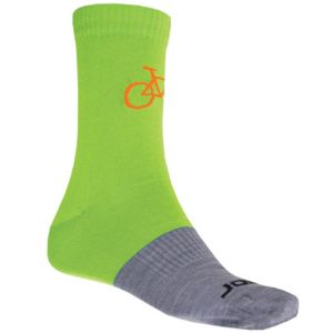 Ponožky SENSOR Merino Wool Tour zeleno-šedé
