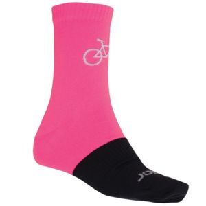Ponožky SENSOR Merino Wool Tour růžovo-černé 