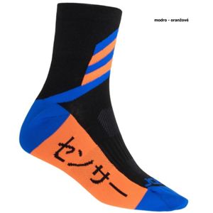 Sensor ponožky TOKYO černá-modrá-oranžová 