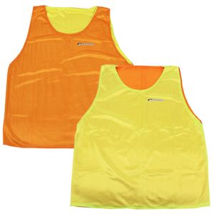 Rozlišovací vesta SPOKEY Shiny D - oboustranná, žluto-oranžová