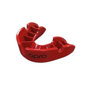 Chránič zubů OPRO Bronze - červený